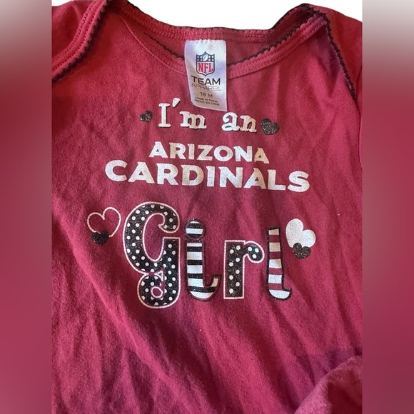 Cardinals Fans NFL Onesies & Shirt 18 months - Picture 3 of 7